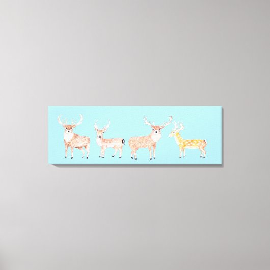 Deers Canvas Afdruk (Voorkant)