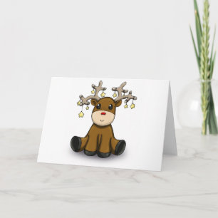 Deers Feestdagen Kaart