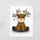 Deers Feestdagenkaart (Voorkant / Achterkant)