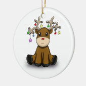 Deers Keramisch Ornament (Links)