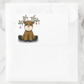 Deers Rechthoekige Sticker (Tas)