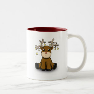 Deers Tweekleurige Koffiemok
