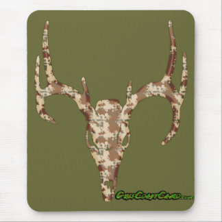 DeerSkull in Digital Brown voor Hunters Muismat