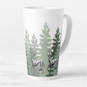 DeerZoi Forest Tall Latte Mok (Rechterhoek)