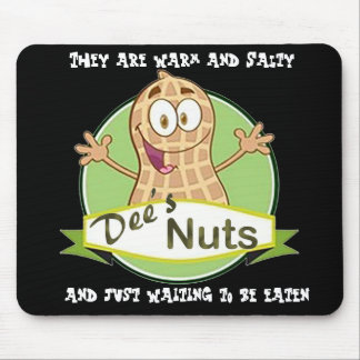 Dee's Nuts Muismat (zwart)