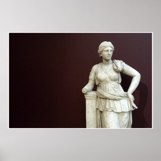 Déesse Artemis - Sculpture d'Istanbul - affiche (Devant)