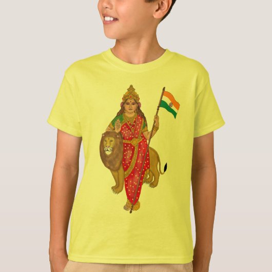 Déesse Bharat Mata T-Shirt (Devant)
