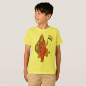 Déesse Bharat Mata T-Shirt (Devant entier)
