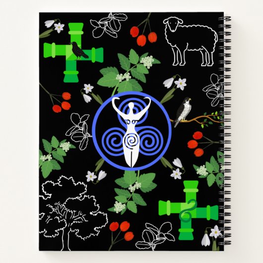 Déesse de Brigid - Black Journal (Dos)