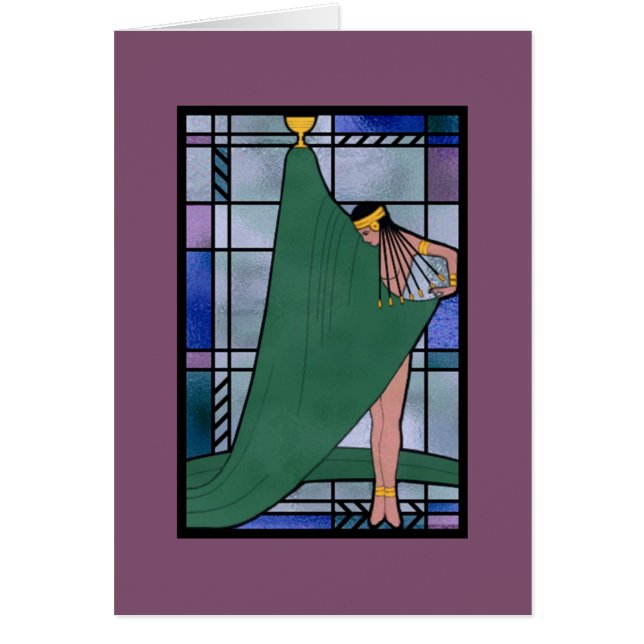 Déesse de carte d'aube (Devant)