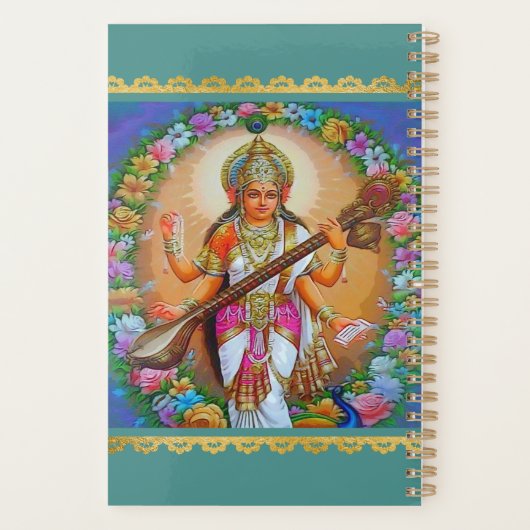 Déesse de la connaissance Saraswati Divinité hindo (Dos)