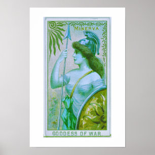 Déesse de la guerre, Minerva, Poster Imprimer
