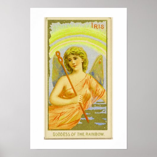 Déesse de l'Arc-en-ciel, Iris, Poster Print (Devant)