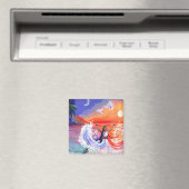 Déesse de l'Intuition à Hawaii Beach Magnet (In Situ (Lave-vaisselle))