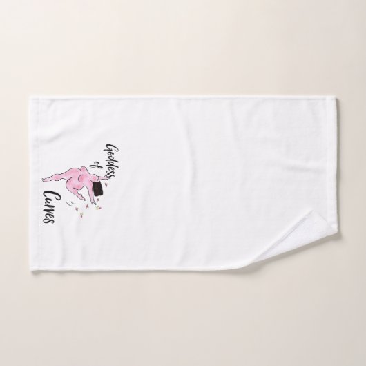 "Déesse des courbes" (Serviette à main)