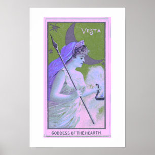 Déesse du Coeur, Vesta, Poster Imprimer