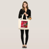 Déesse du feu Grand Sac fourre-tout (Devant (modèle))