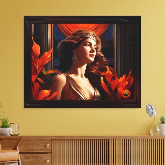 Déesse Du Soleil Art Déco Romantique Glamour (Insitu(Salon))