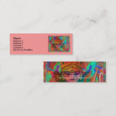 Déesse Durga2 3" maigre" carte de visite x1 (Devant / Derrière)