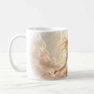Déesse florale s'épanouissant parmi les nuages Mug