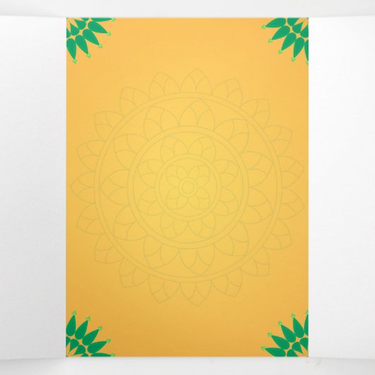 Déesse Gayatri Devi Upanayanam Modèle du programme (Intérieur au milieu)