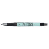 Déesse grecque Athéna & stylo monogramme (Devant)