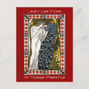 Déesse grecque Toga party Invitation PC s'amuser