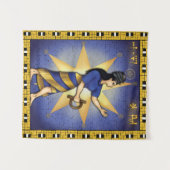 Déesse Inanna - Tirage du mur de tapisserie de l'I (Devant (Horizontal))