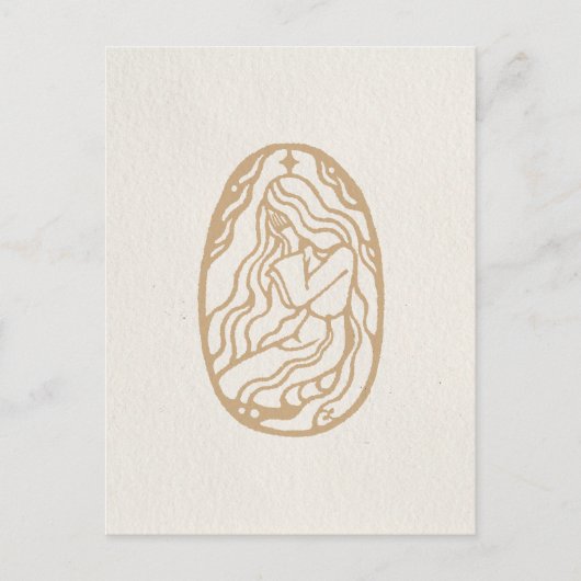 déesse intérieure 1 carte postale (Devant)