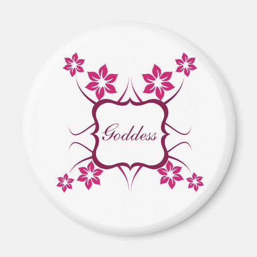 Déesse Magnet floral, Magenta (Devant)