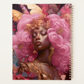 Déesse noire en rose et or (Dos)