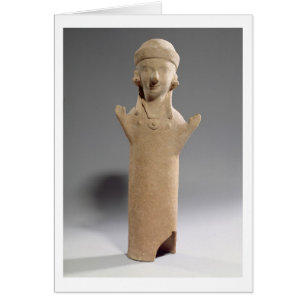 Déesse ou adoration aux bras levés, figurine,