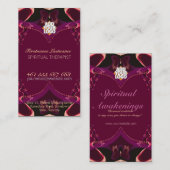 Déesse papillon du ruban Carte de visite du nouvel (Devant / Derrière)