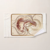 Déesse spirituelle du lotus sacré (Serviette à main)