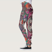 Déesse tribale de Boho Leggings inspirés par l'art (Gauche)