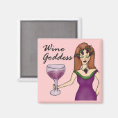 Déesse Vin Divinitement Aimant Rose (Recto/Verso)