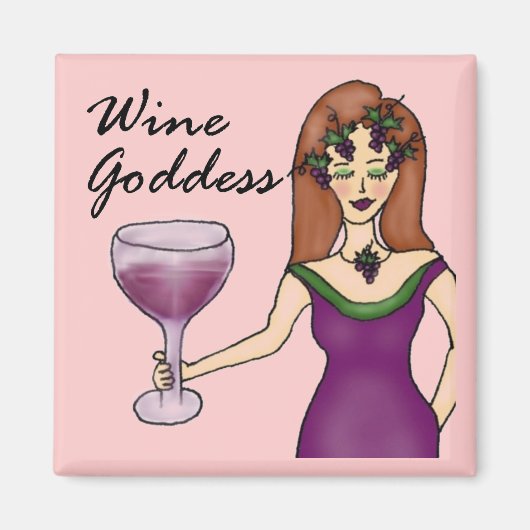 Déesse Vin Divinitement Aimant Rose (Devant)