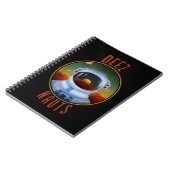 Deez Nauts Astronaut in Outer Space Funny Joke Adu Notitieboek (Linkerzijde)