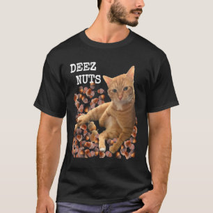DEEZ NOTEN grap met Kat en Eikels T-shirt