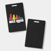 Deez Nuts Electricia Gift Badge (Front & Back)