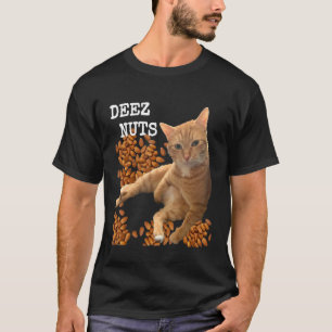 Deez Nuts grap met Cat en Almonds T-shirt