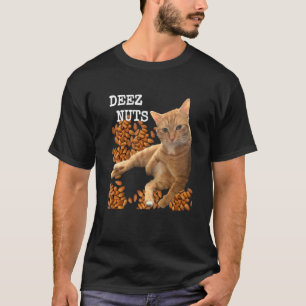 Deez Nuts grap met Kat en Amandelen T-shirt