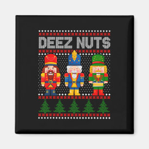 Deez Nuts Notenkraker Leuke Lelijke Kerstmis Magneet