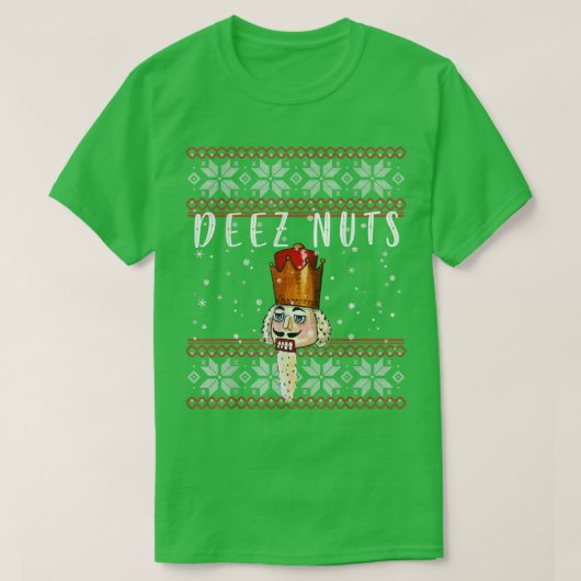 Deez Nuts Nutcracker Funny Ugly Christmas Sweat (Design devant)