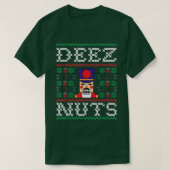 Deez Nuts Nutcracker Funny Ugly Christmas Sweat (Design devant)