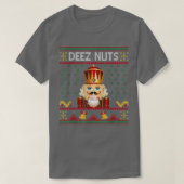 Deez Nuts Nutcracker Funny Ugly Christmas Sweat (Design devant)