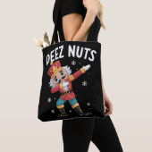 Deez Nuts Nutcracker Nut Funny Christmas  Draagtas (Dichtbij)