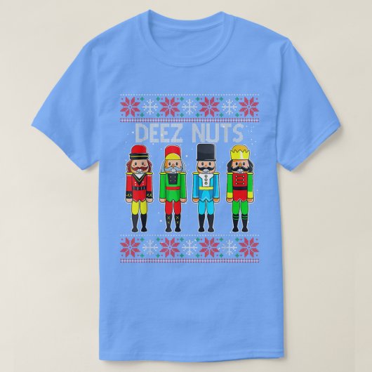 Deez Nuts Nutcracker Ugly Christmas Sweat Funny (Design devant)