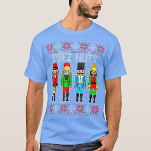 Deez Nuts Nutcracker Ugly Christmas Sweat Funny