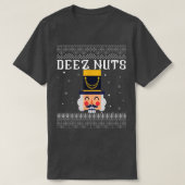 Deez Nuts Nutcracker Ugly Christmas Sweat Funny (Design devant)